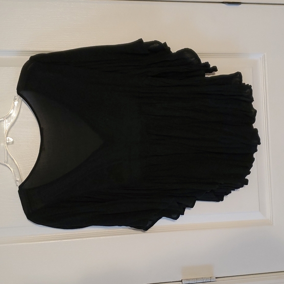 Peasant Gauzy Boho Embroidered Blouse Sz Smal EUC! - Picture 8 of 10